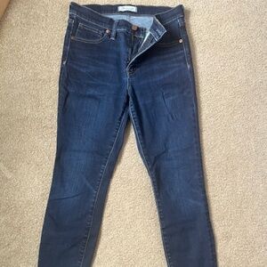 GREAT CONDITION Madewell size 28 High Rise Skinny Jeans